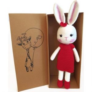 خرگوش دختر دست ساز Hobinomi Amigurumi